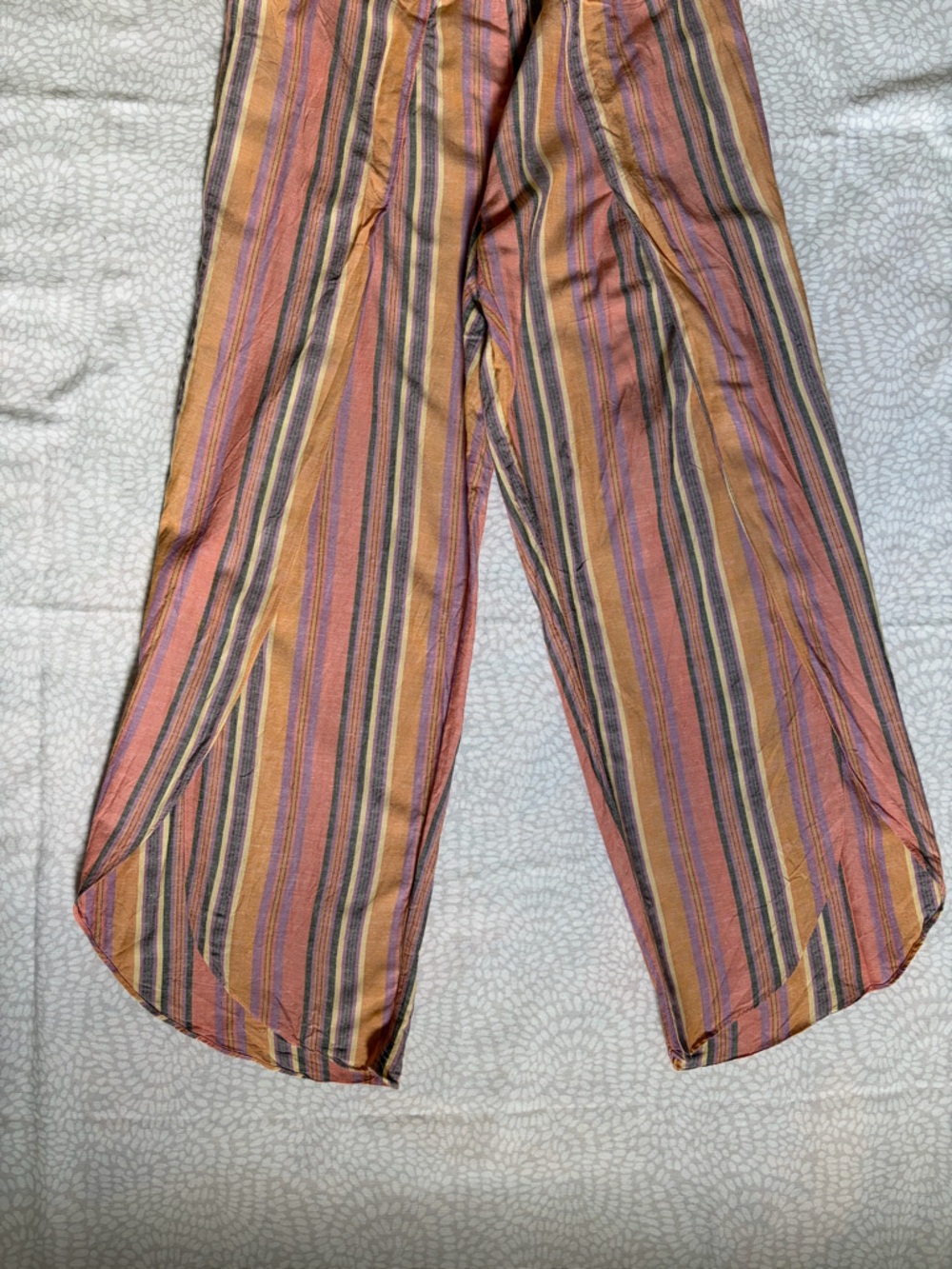 Anthropologie Drew Emerson Strapless Jumpsuit Stripe Linen Size medium - Picture 4 of 7